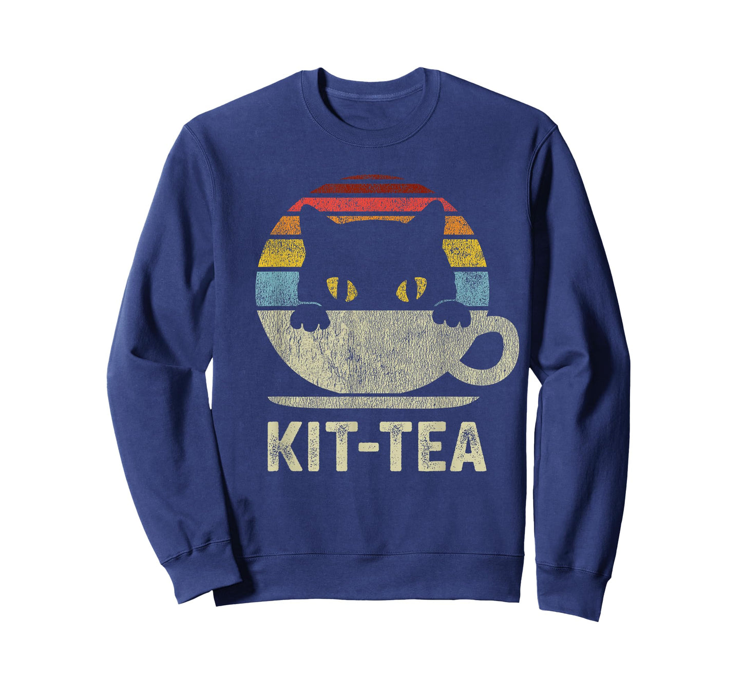 Kit Tea Black Kitty Cat Tea Lover Gift T-Shirt