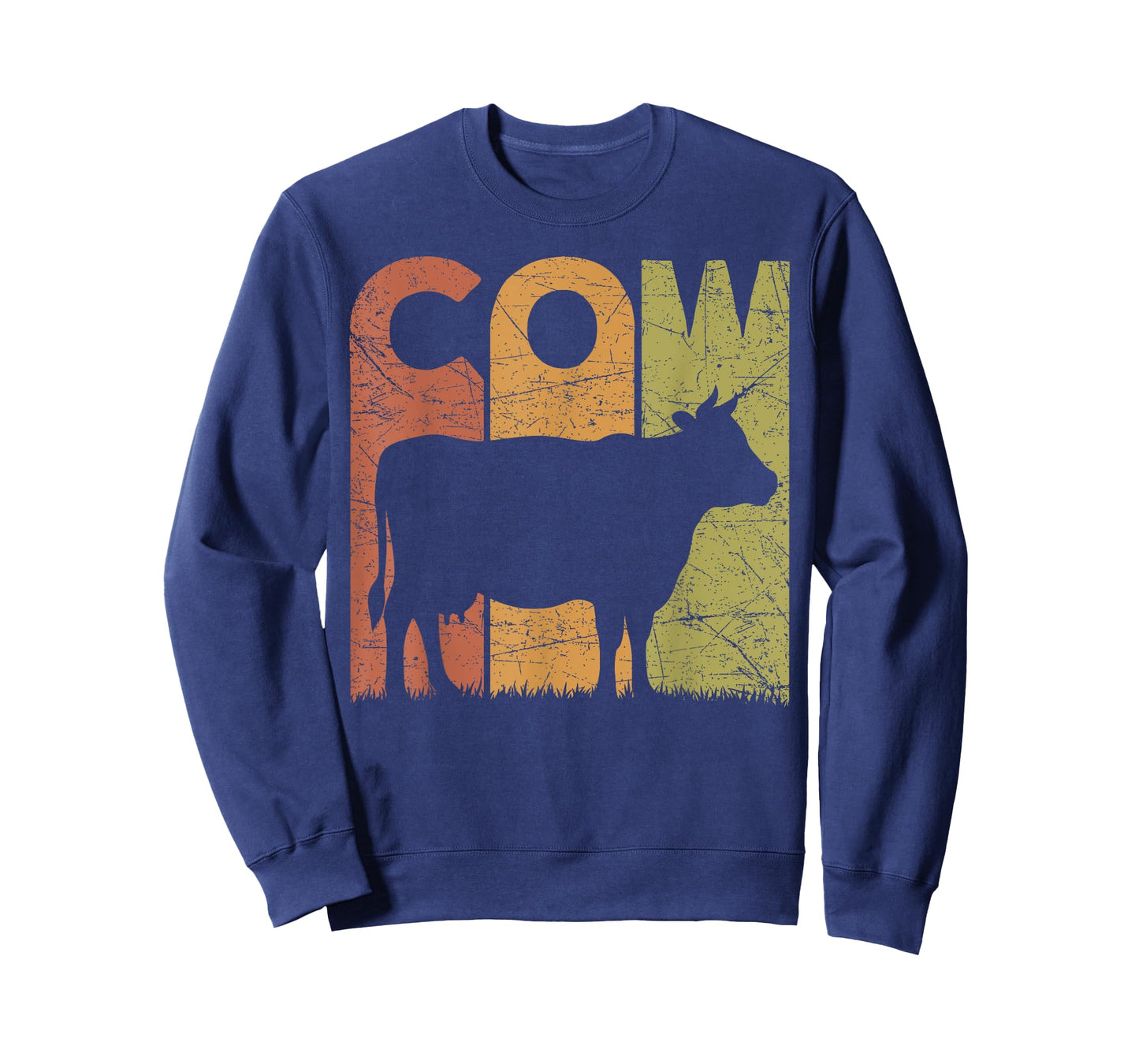 Cow Vintage Cow Farmer Retro Dairy Farmer T-Shirt