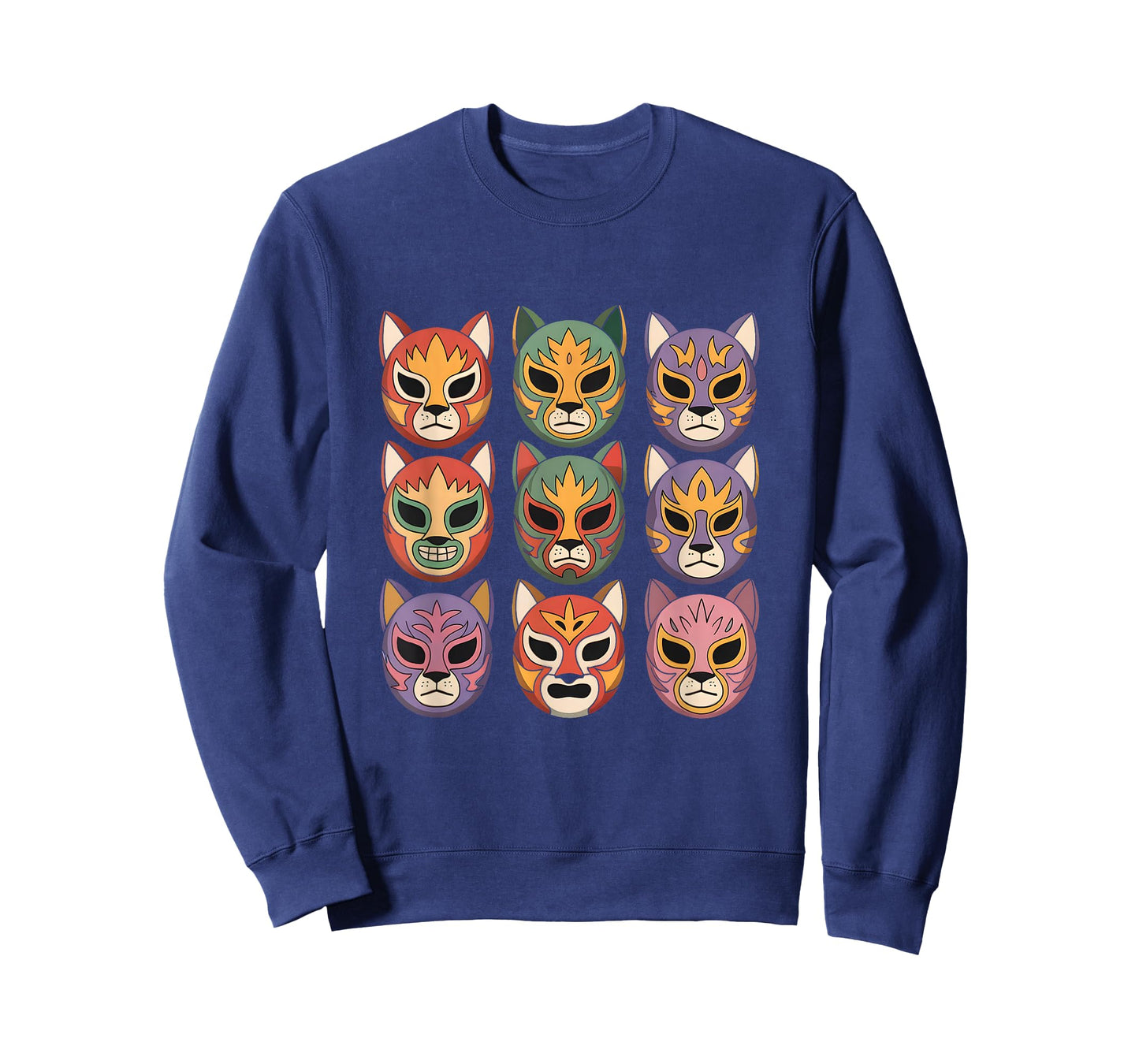 Lucha Libre Cat Mask Funny Luchador Mask Gato T-Shirt