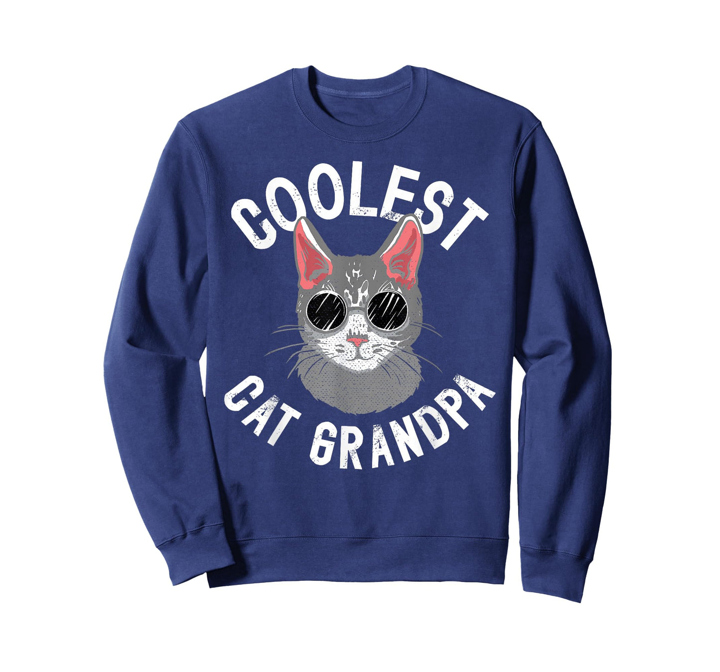 Coolest Cat Grandpa Cat Lover Grandpa Cat Grandfather T-Shirt for Men
