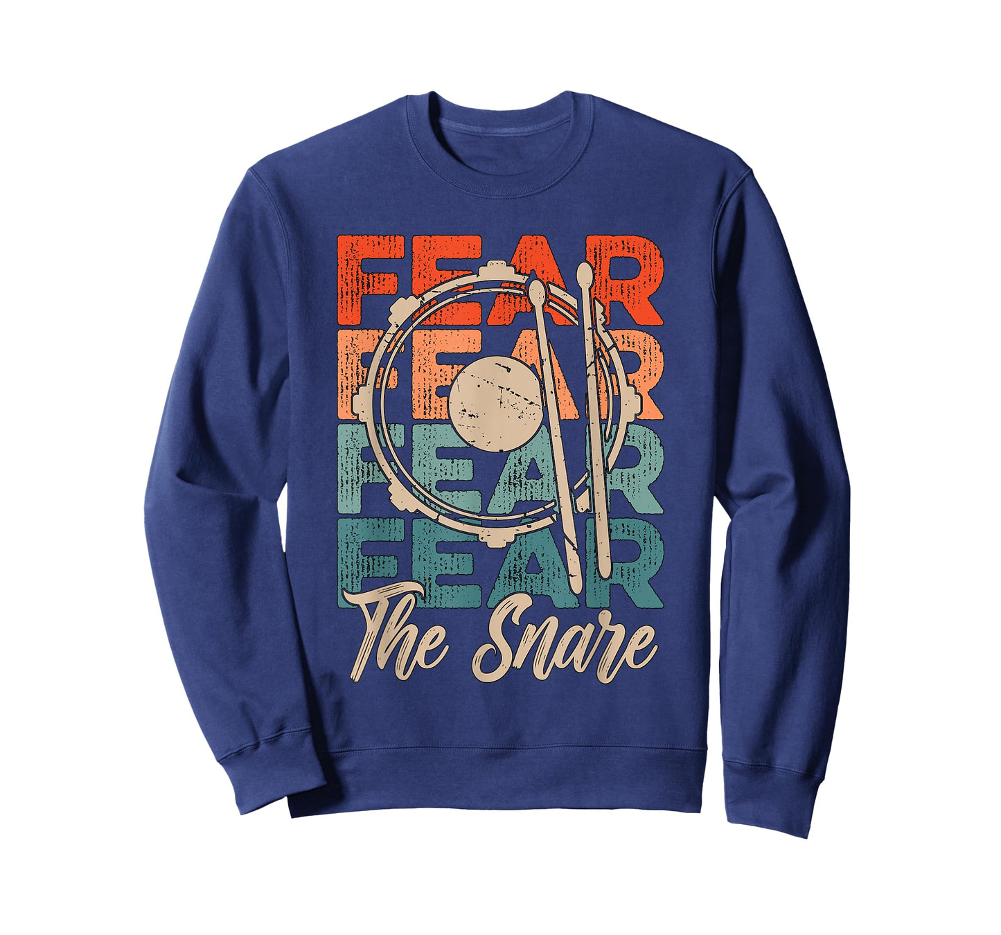 Fear The Snare Drum Player Drummer Loves Instrument Drumline T-Shirt