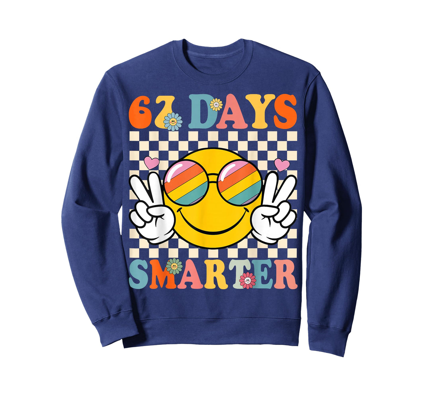 Retro 67 Days Smarter 67 Days of School Groovy Teacher Boy T-Shirt