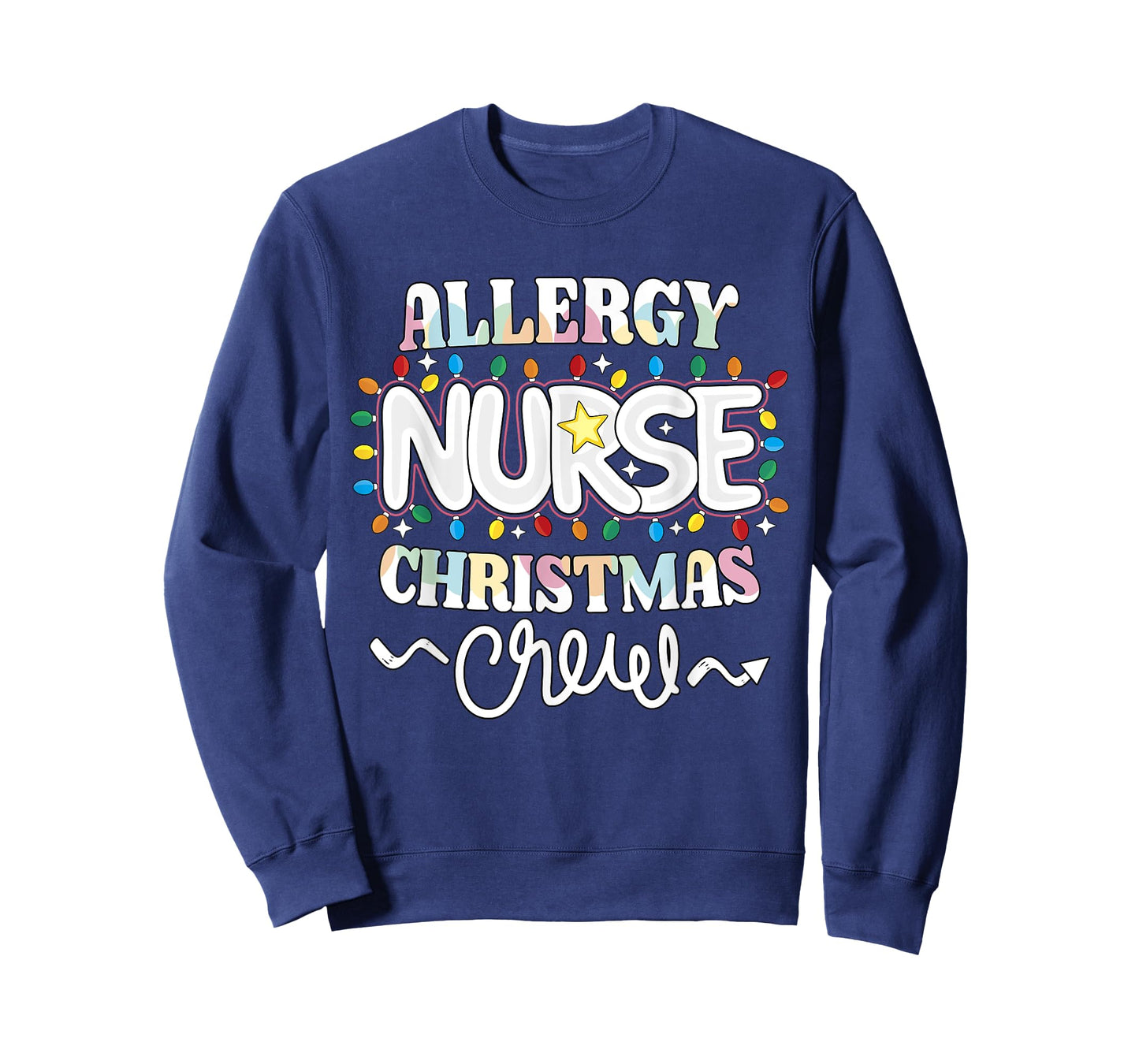 Allergy Nurse Christmas Crew Allergy/Immunology Nursing NP T-Shirt