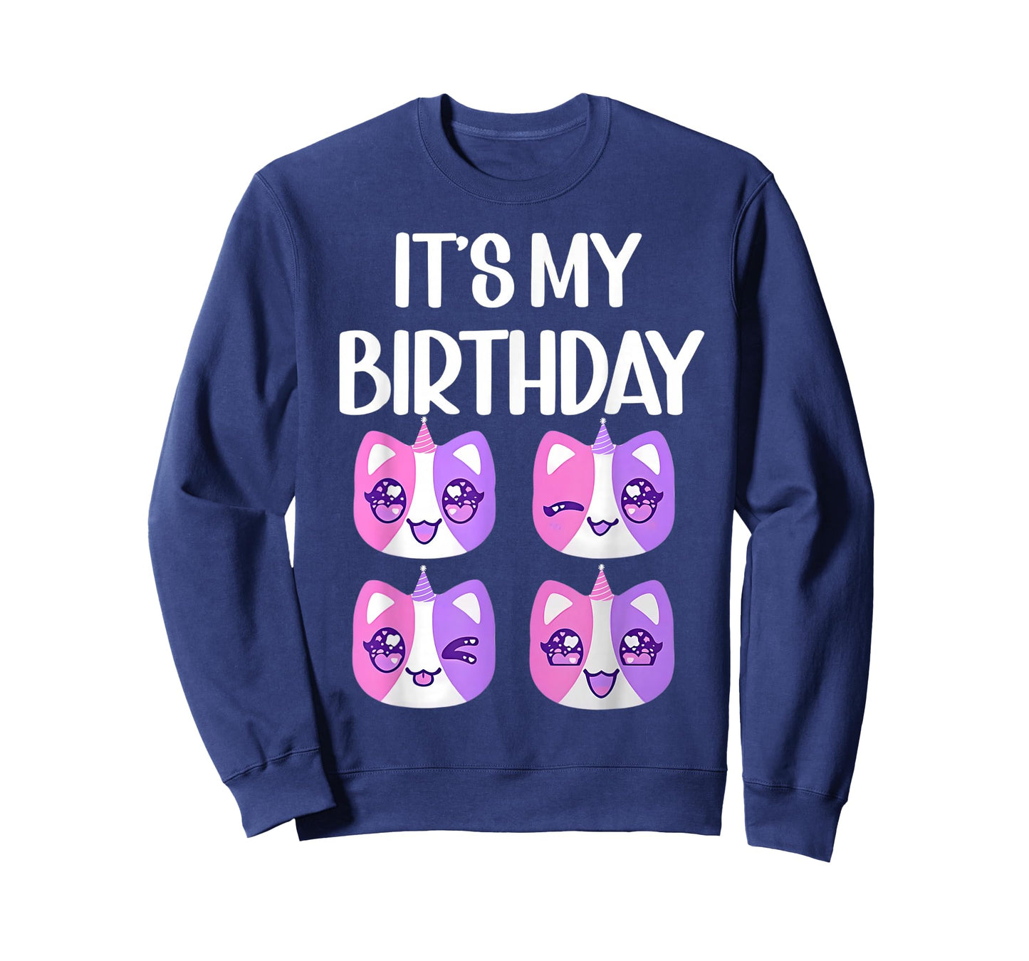It's My Birthday Meemeow Cats Plush Shirt Squishy Pink T-Shirt