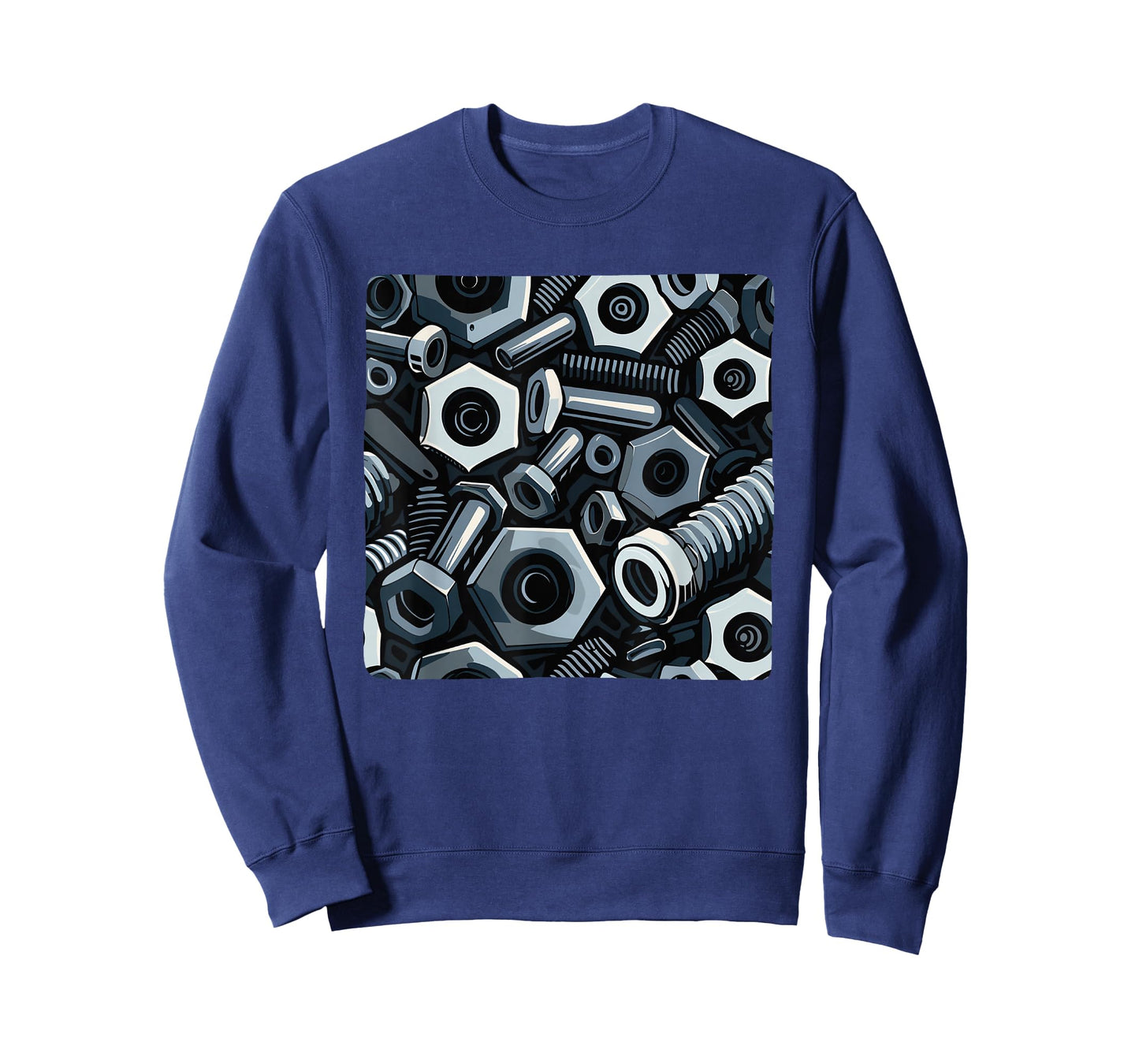 Cool Nut and Bolt Pattern Outfit T-Shirt