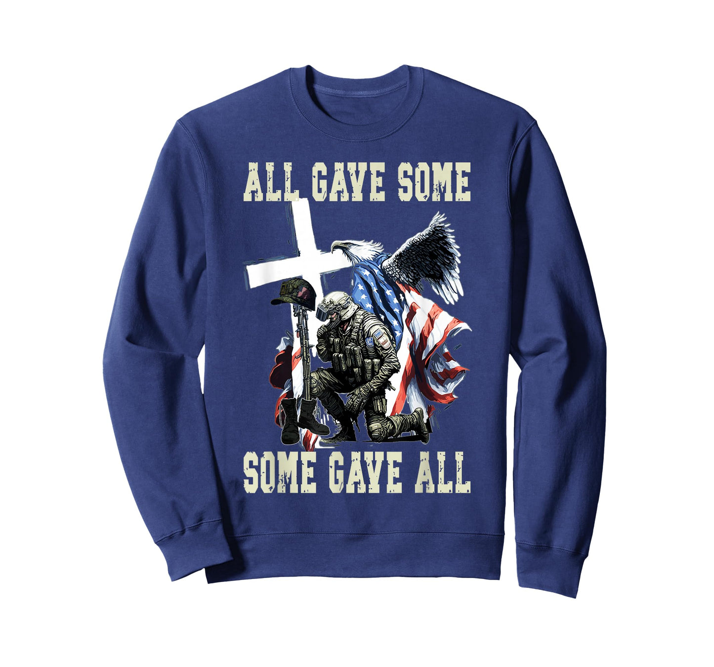 All Gave Some Some Gave All US Flag Soldier Memorial Day T-Shirt