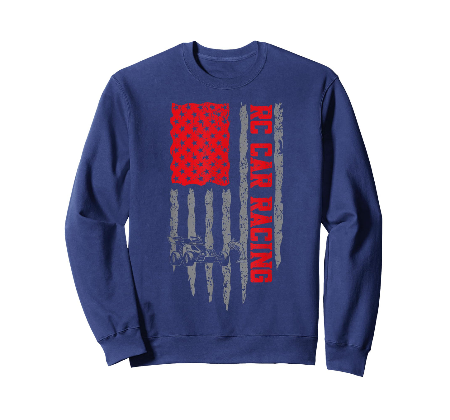 RC Cars RC Car Racing American Flag Radio Controlled Cars T-Shirt