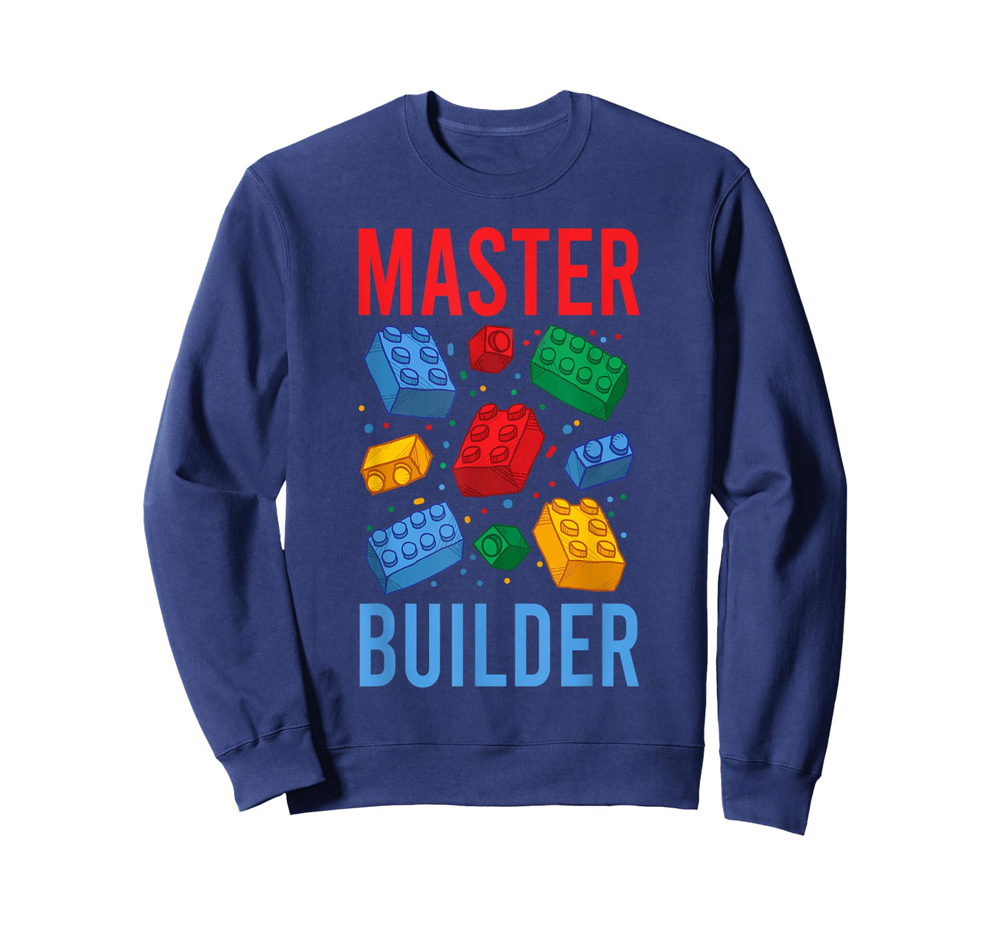 Bricks Master Builder Shirts, Men Women Kids Building Blocks T-Shirt