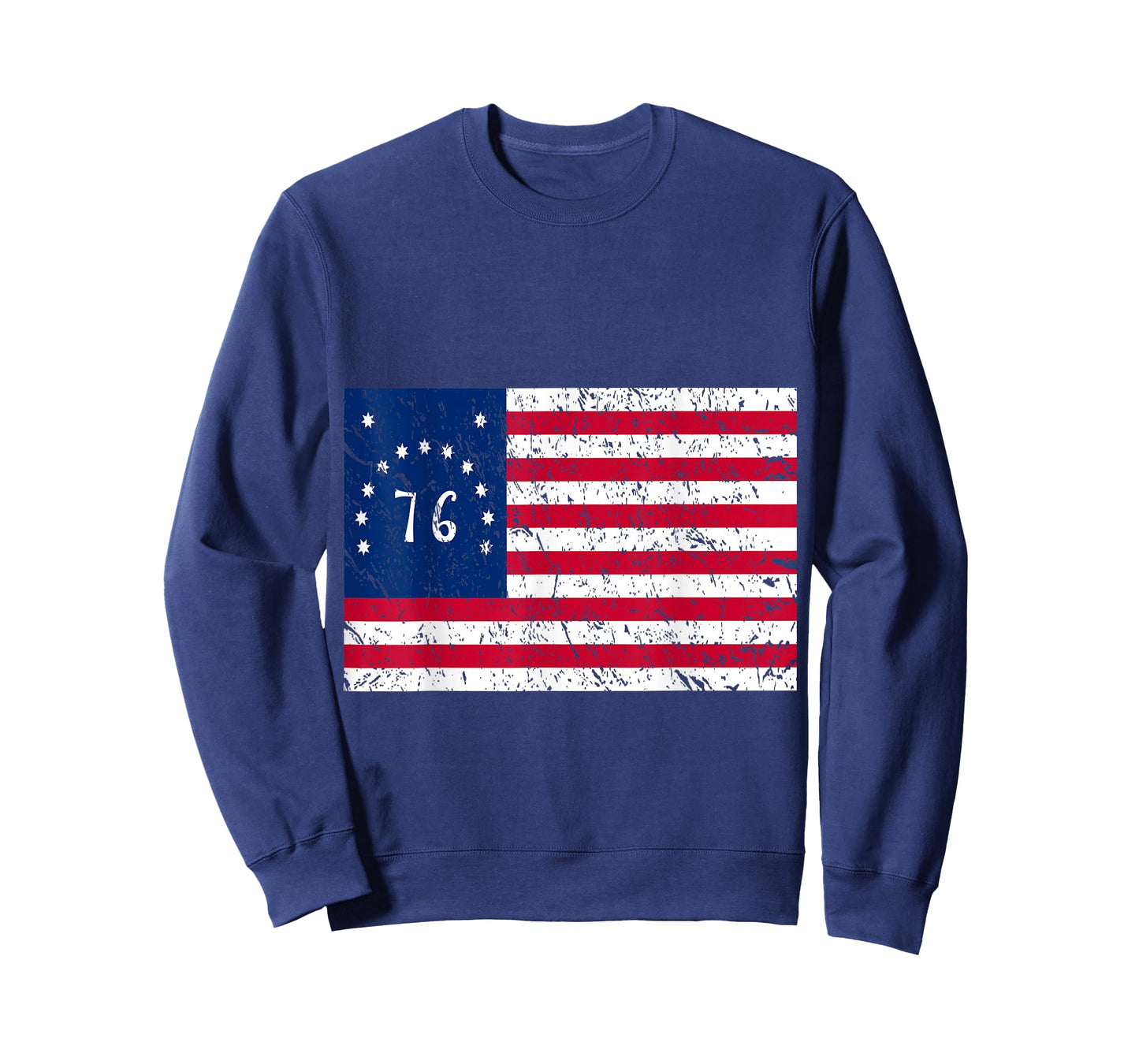 Bicentennial '76 Vintage Look Bennington Flag T Shirt T-Shirt