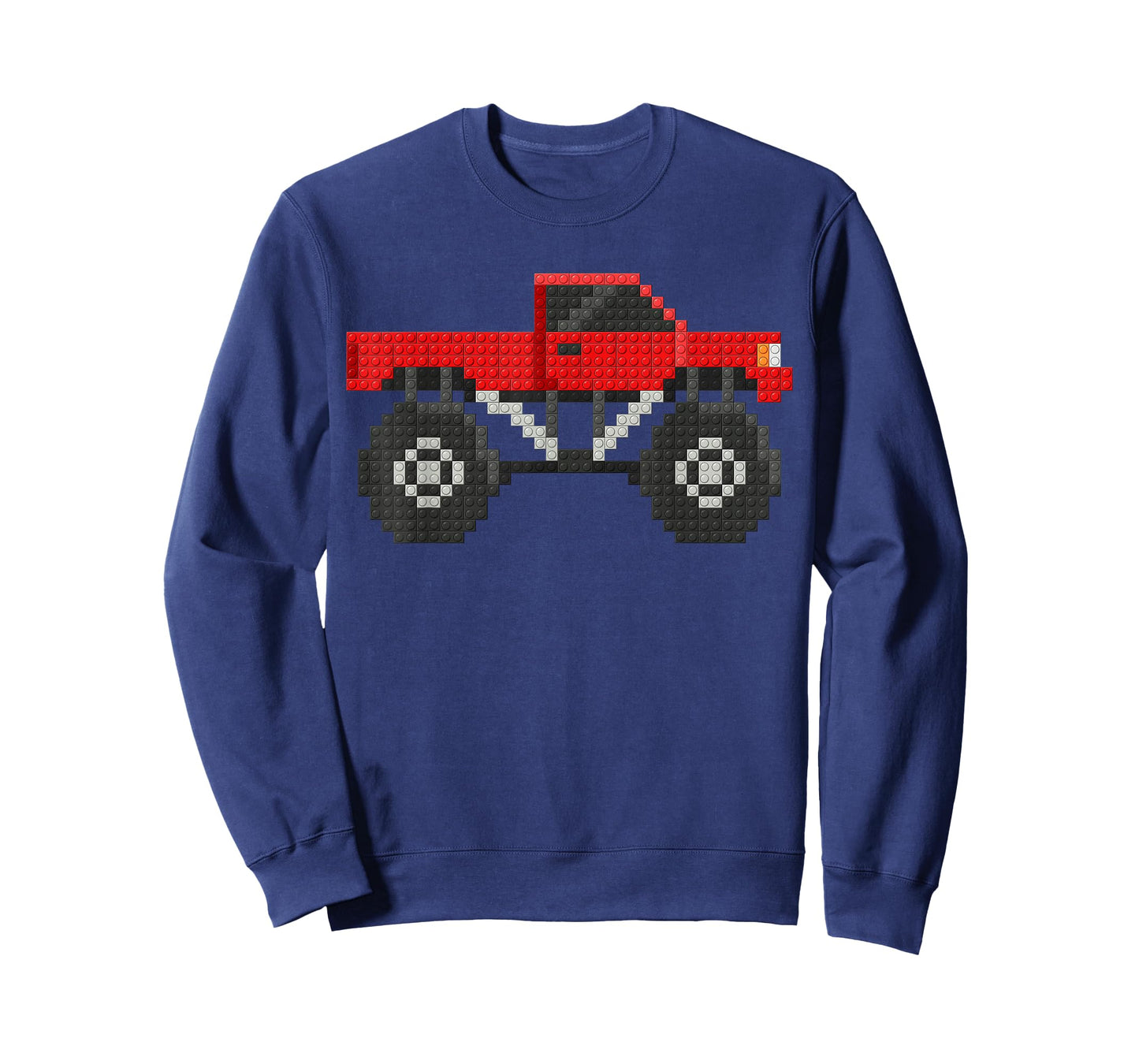 Monster Truck Kids Master Builder Building Blocks Bricks T-Shirt