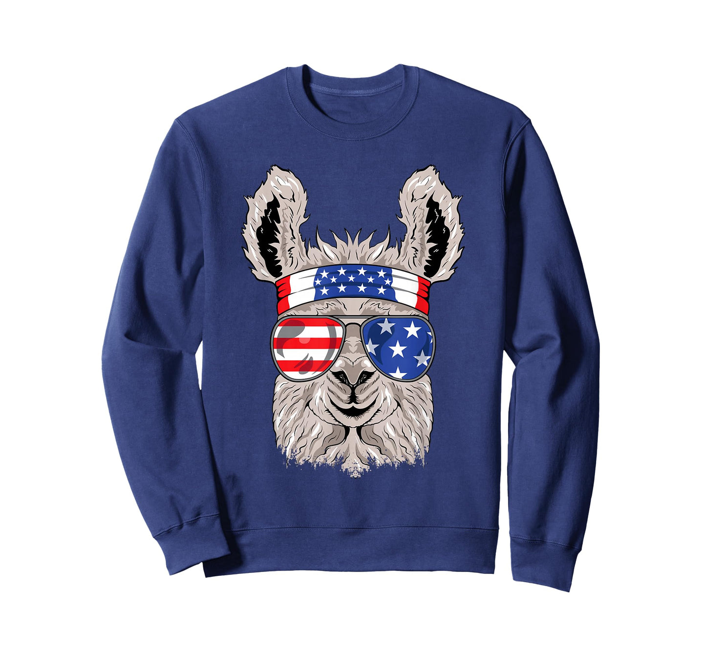 USA Patriotic Llama Shirt - July 4th T-shirt - Alpaca T-Shirt