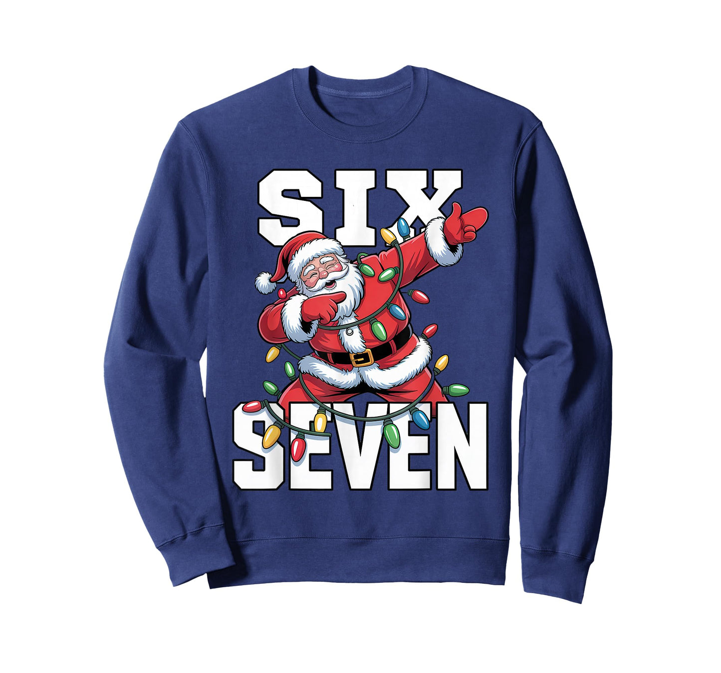 6 7 Christmas Six Seven 67 Meme Funny Dabbing Santa Dab T-Shirt