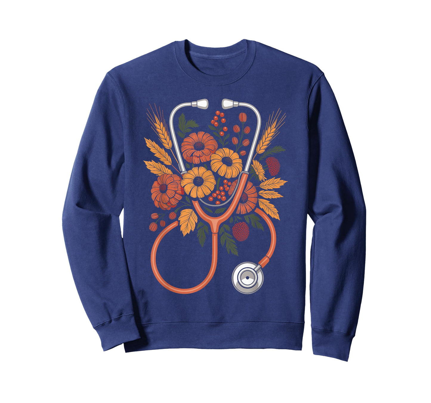 Cute Stethoscope Autumn Nurse Fall T-Shirt