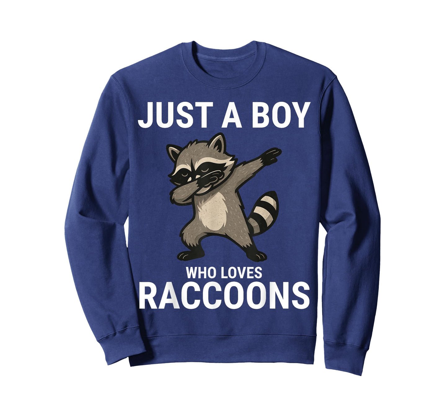 Just A Boy Who Loves Raccoons Cute Raccoon Dabbing T-Shirt