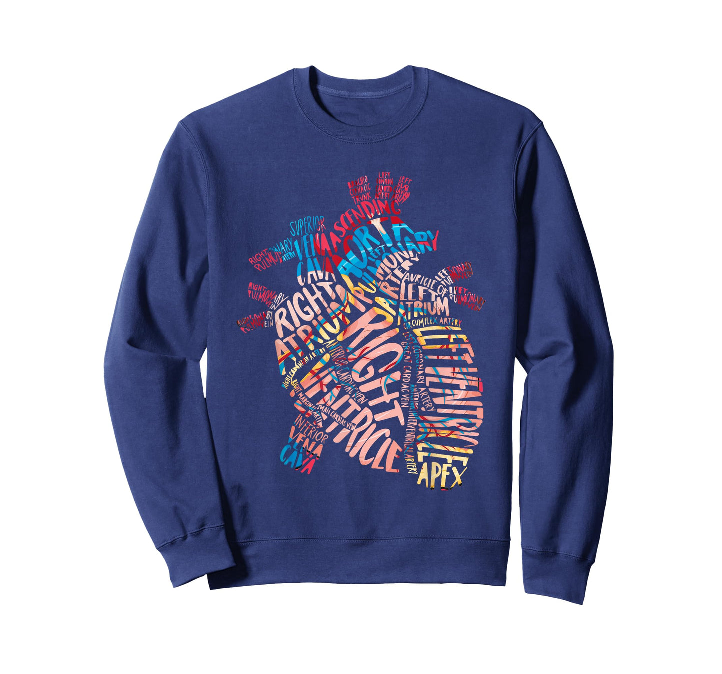 Anatomical Human Heart Cardiology Medical Cardiac Nurse T-Shirt