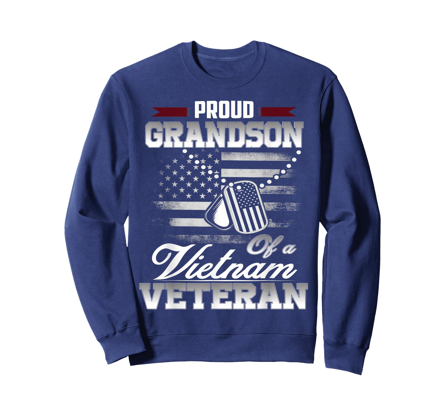 Proud Grandson Of A VietNam Veteran T-Shirt Military Shirt T-Shirt