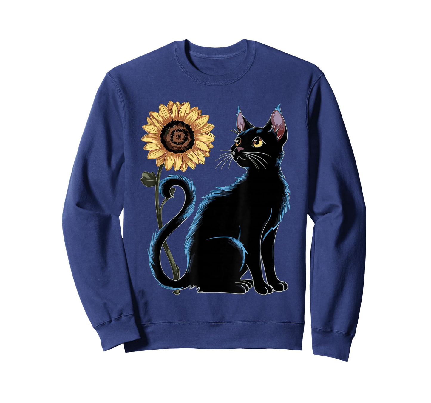 Cat Sunflower Lovers Cat T-Shirt