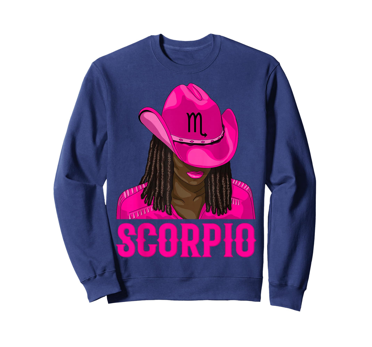 Scorpio Western Cowgirl African American Black Women T-Shirt