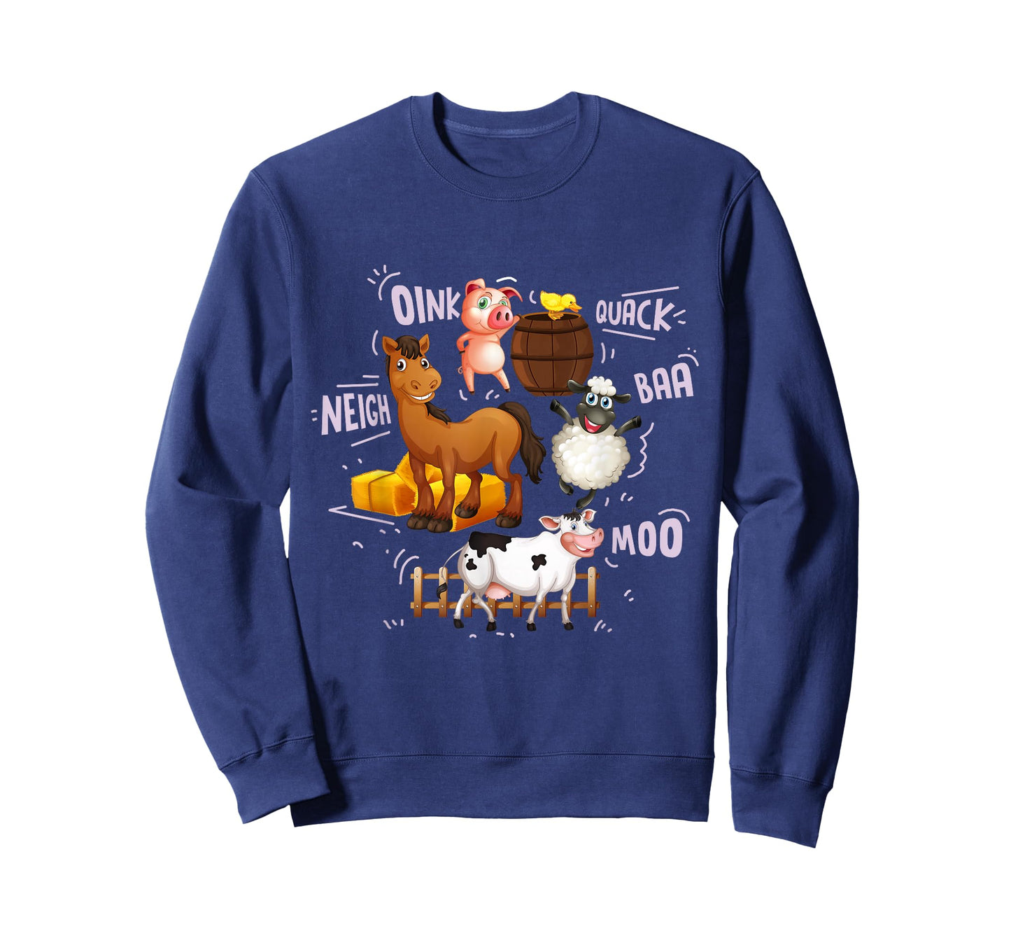 Cute Farm Animals With Sounds T-Shirt