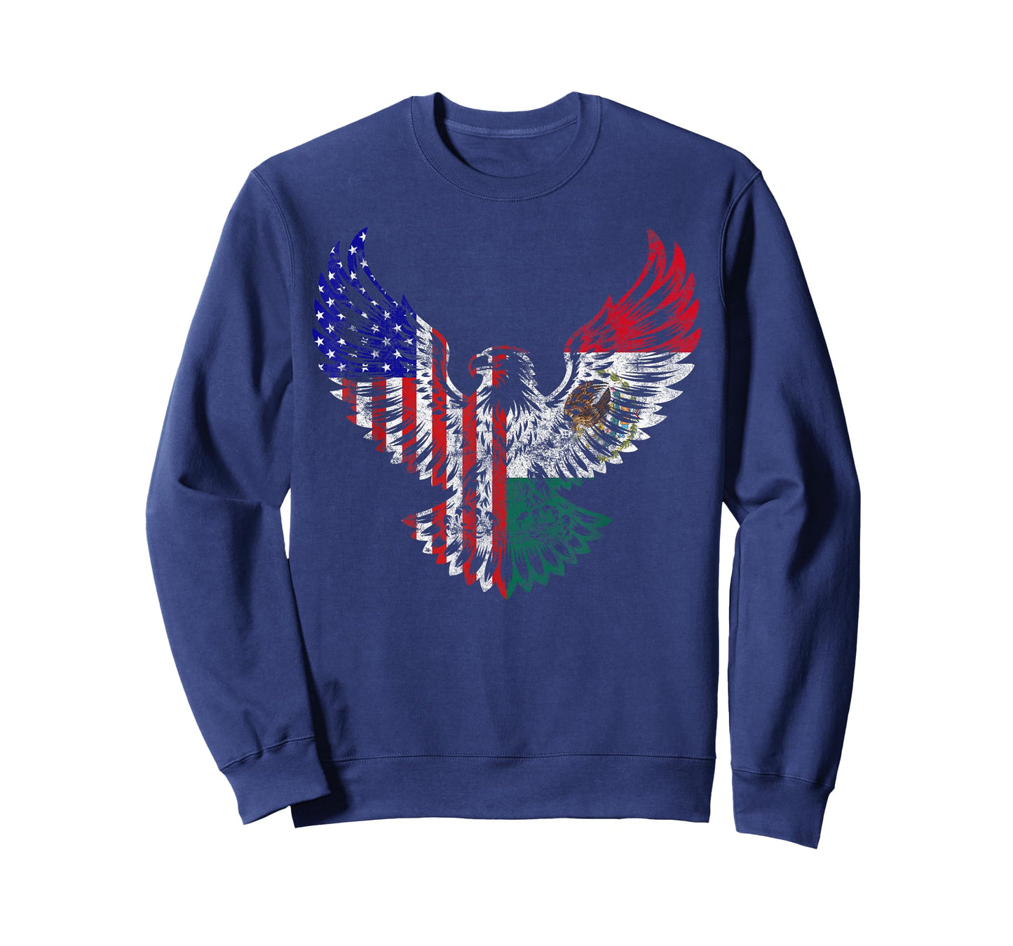 American Mexican Heritage America Mexico Flag Eagle T-Shirt