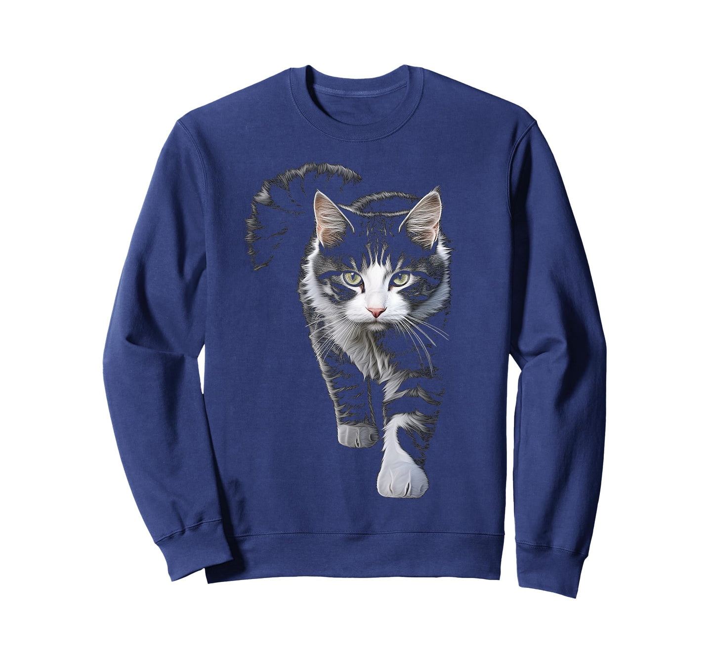 Cat Drawing Animal Art Motif Cat T-Shirt