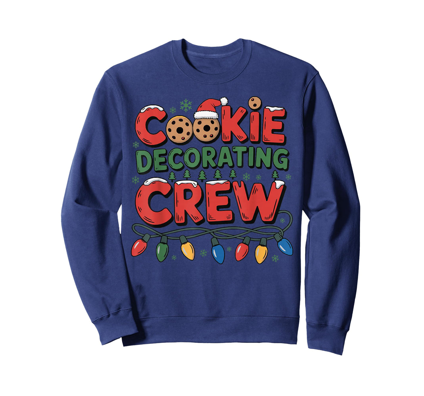 Cookie Decorating Crew Christmas Baking Baker Santa Hat T-Shirt