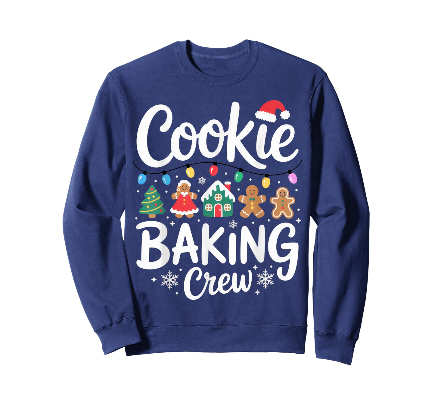 Cookie Baking Crew Christmas Chefs Festive Holiday Fun T-Shirt