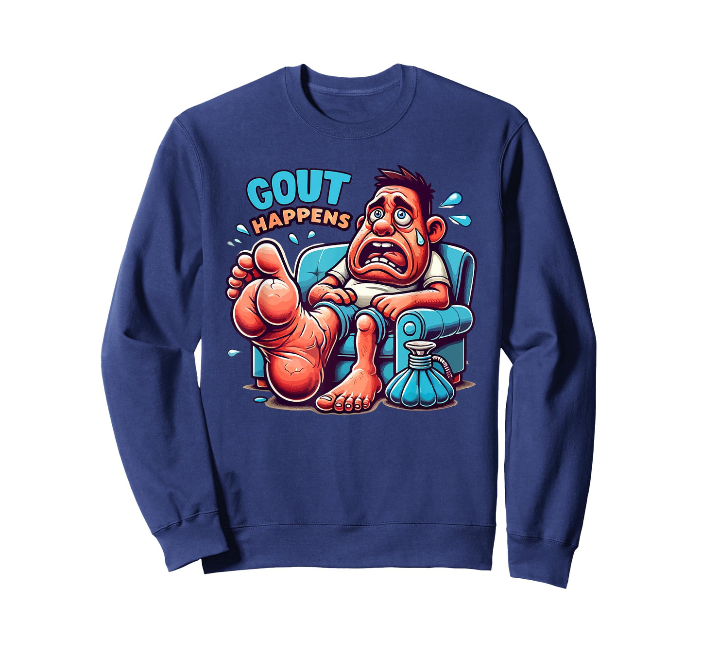 Gout Happens Funny and Hilarious Silly Pain Swelling T-Shirt