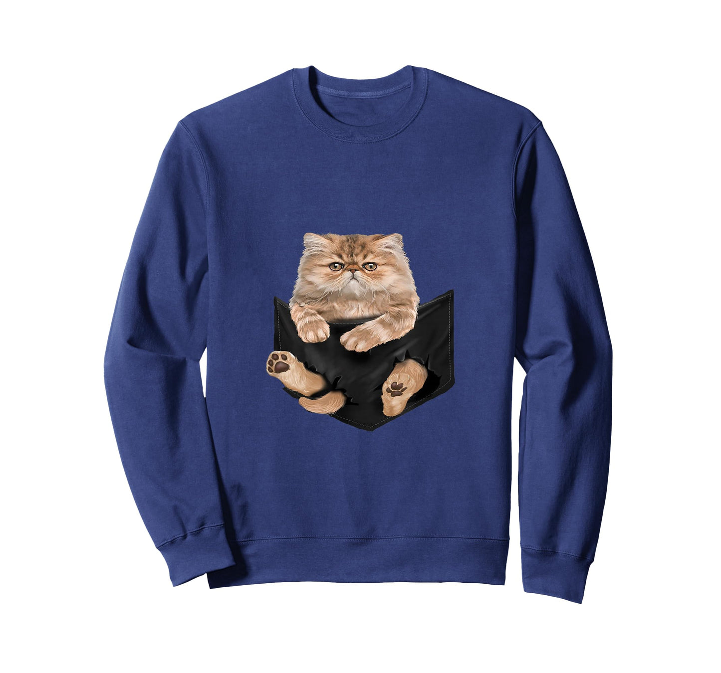 Cat Lovers Gifts Persian In Pocket Funny Kitten Face T-Shirt