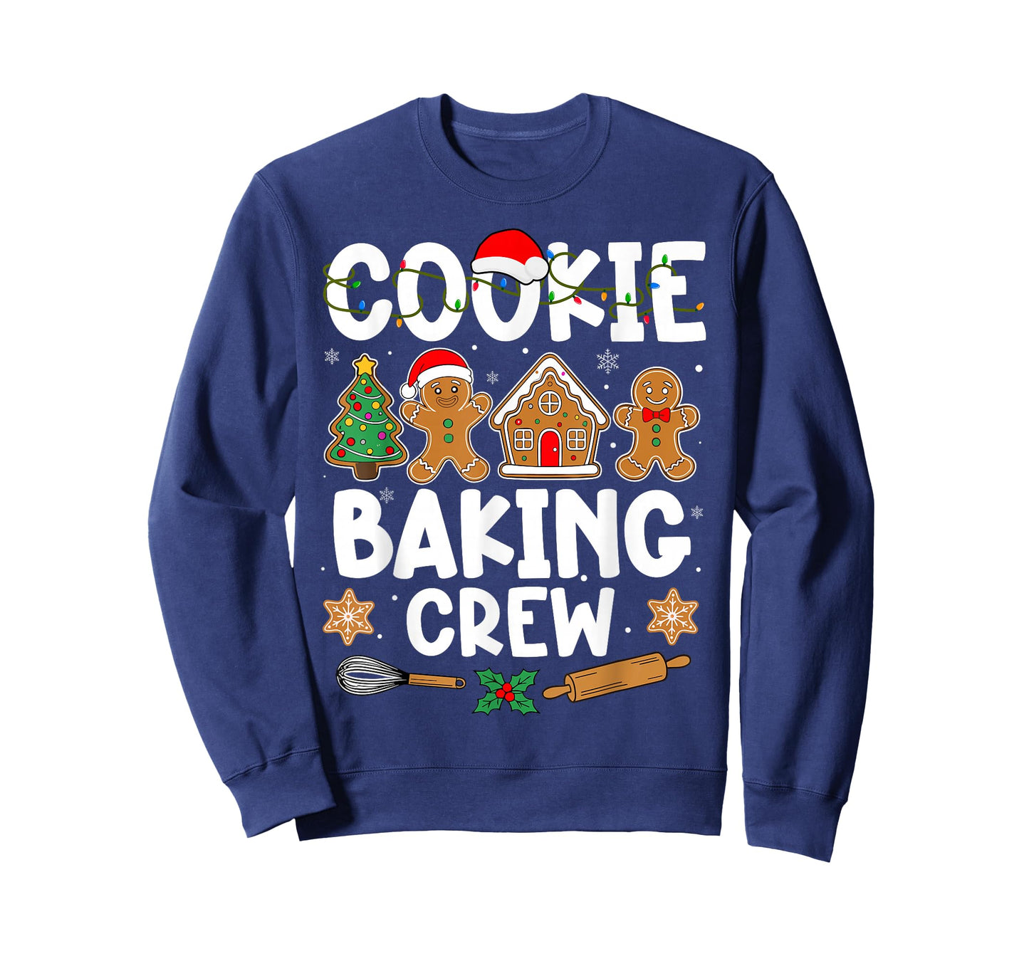 Cookie Baking Crew for Women Kids Men Boy Family Christmas T-Shirt