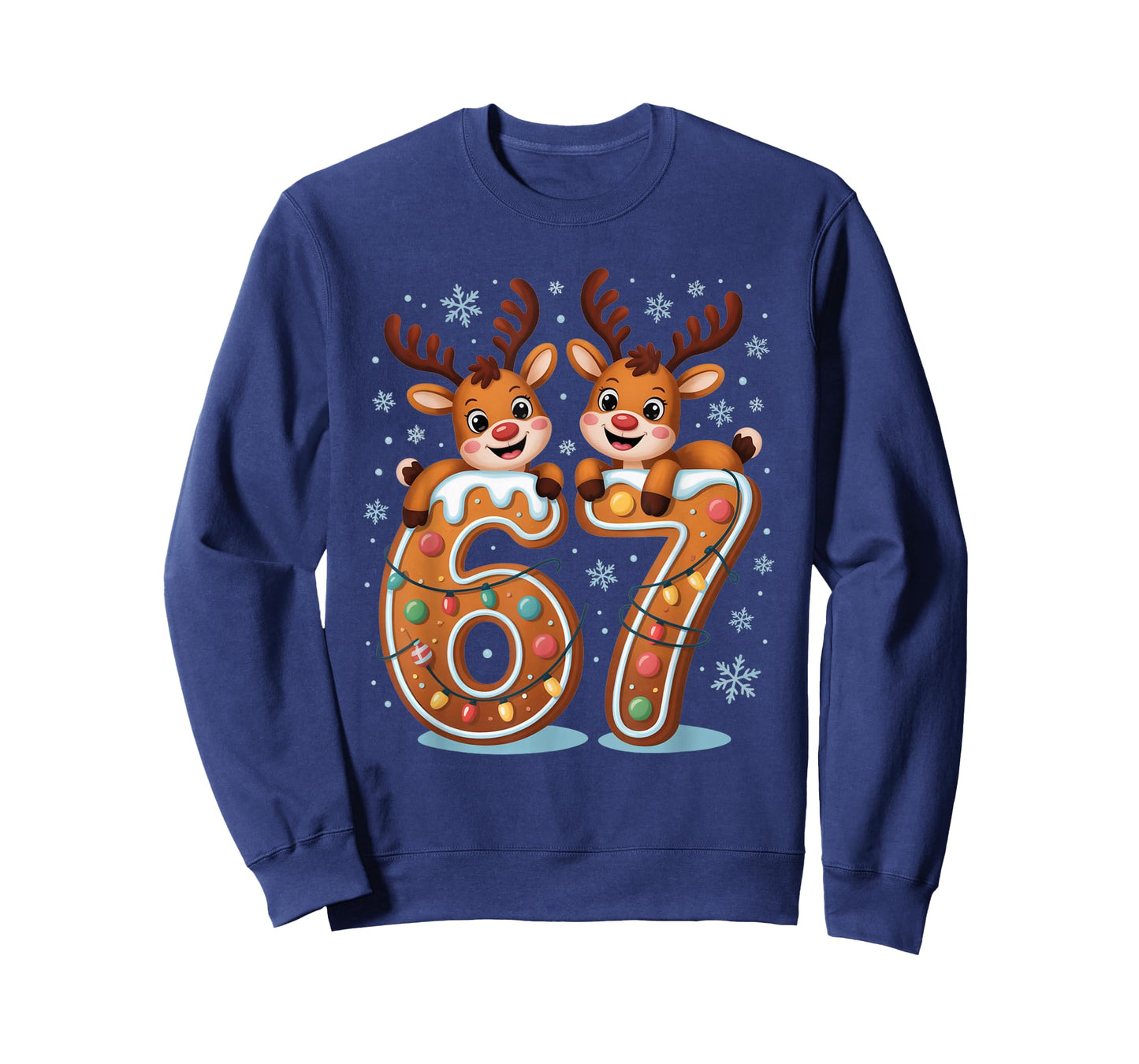 Christmas 67 Funny Xmas Six Seven Ugly Sweater 6-7 T-Shirt