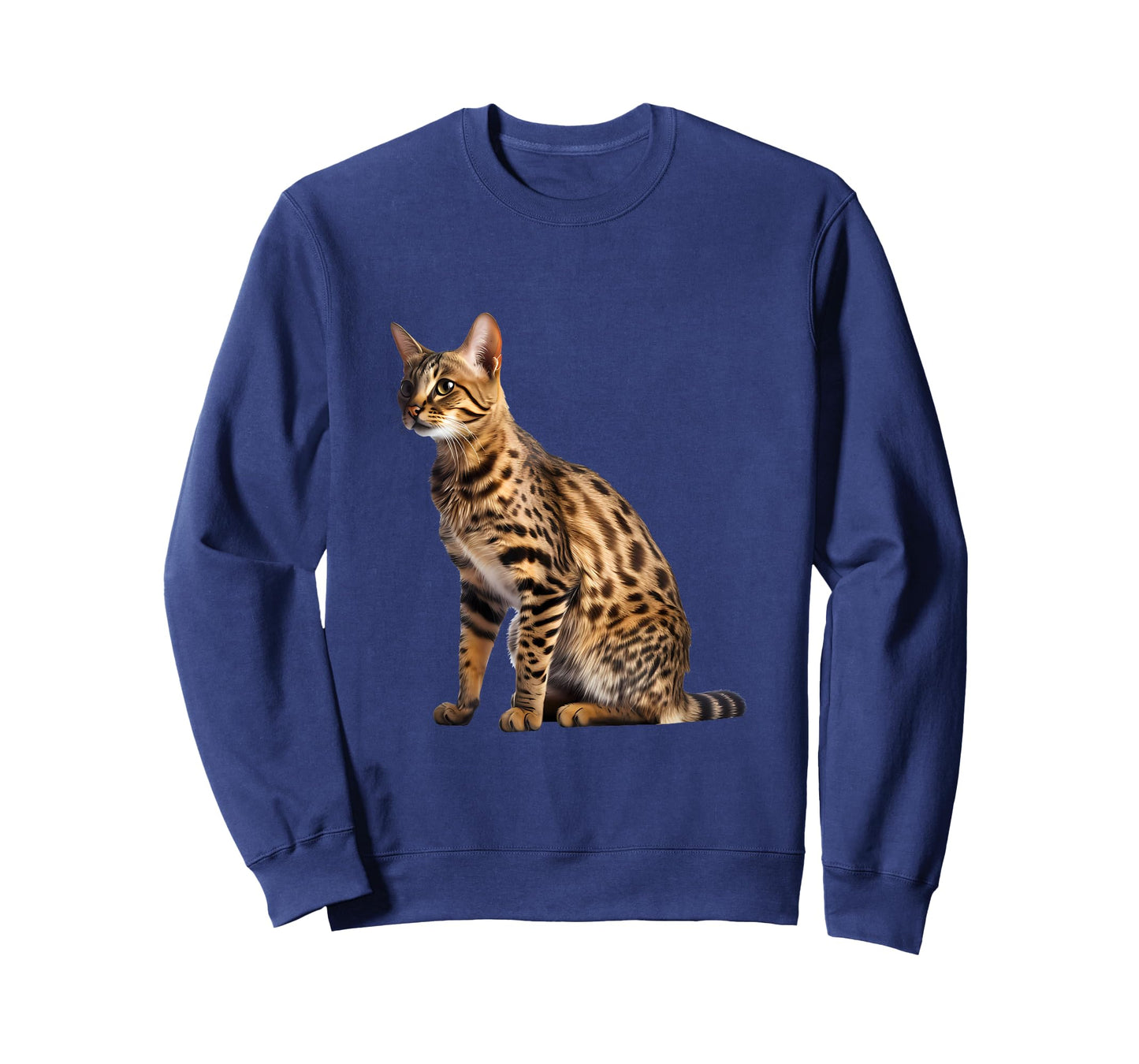 Savannah Cat Portrait T-Shirt for Men Women Girls Kids