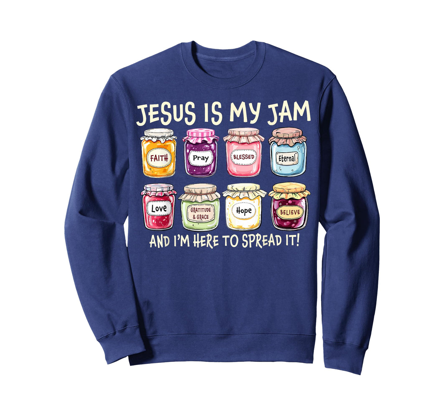 Jesus Is My Jam And Im Here To Spread Christian Bible Verse T-Shirt