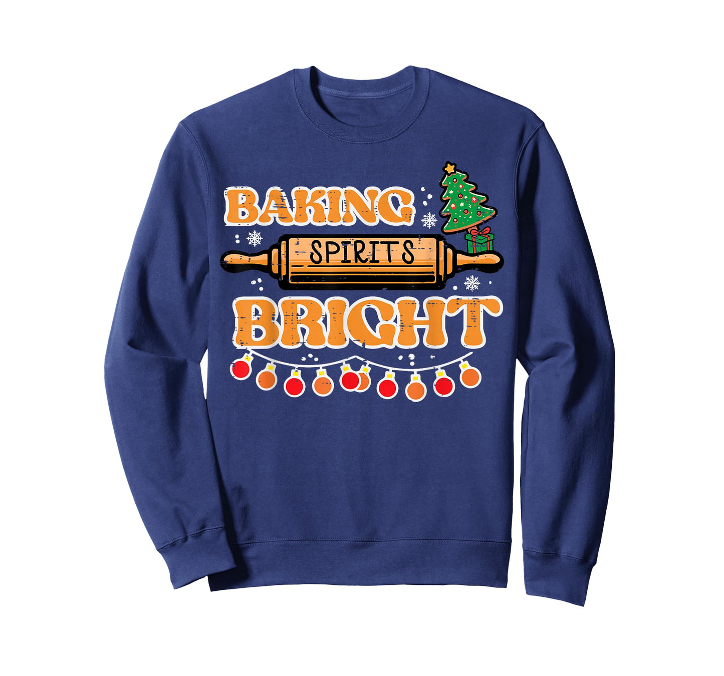 Christmas Baking Spirits Bright Xmas Baker Women Kids Men T-Shirt