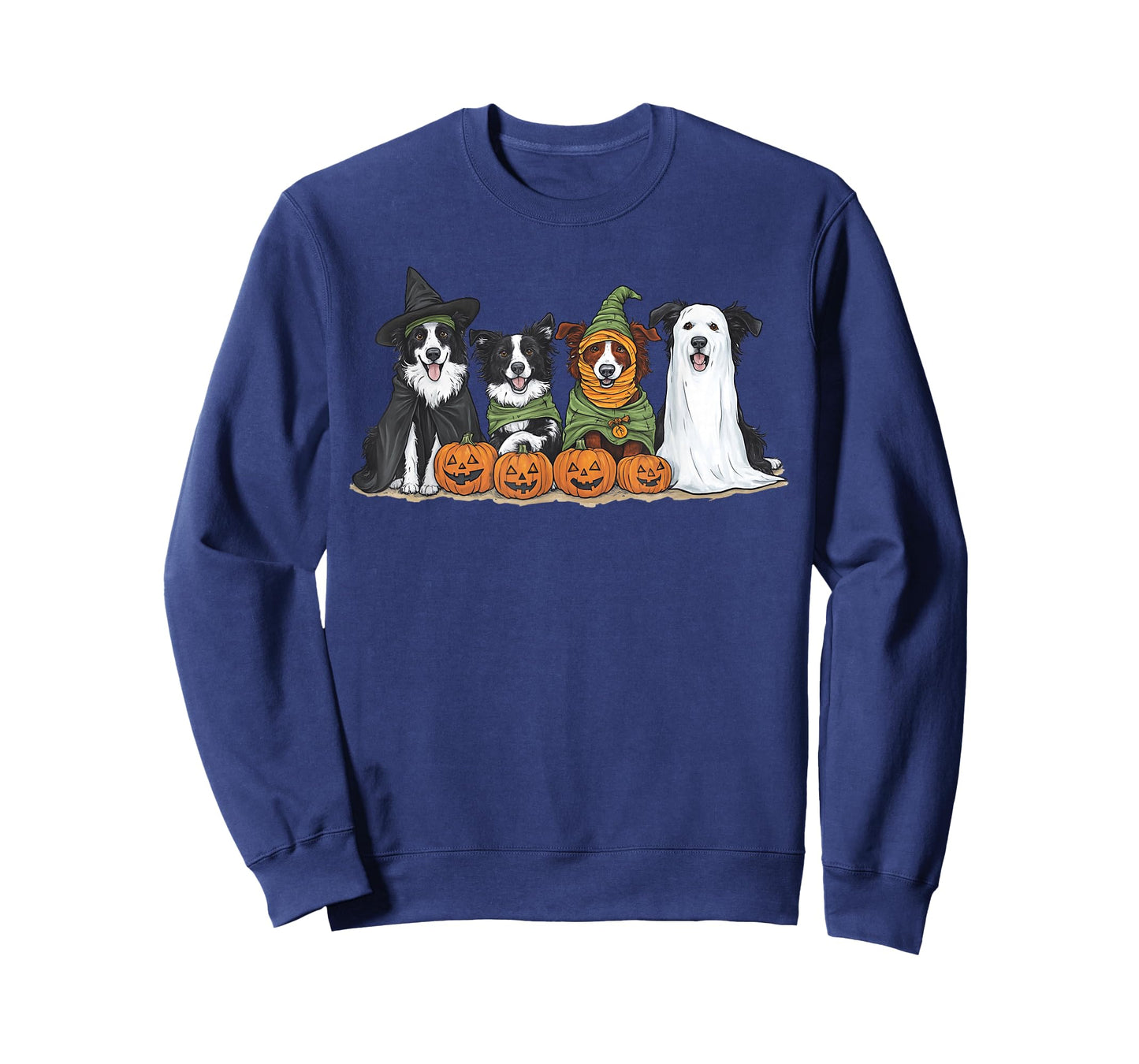 Cute Fall Border Collie Dog Owner Halloween T-Shirt
