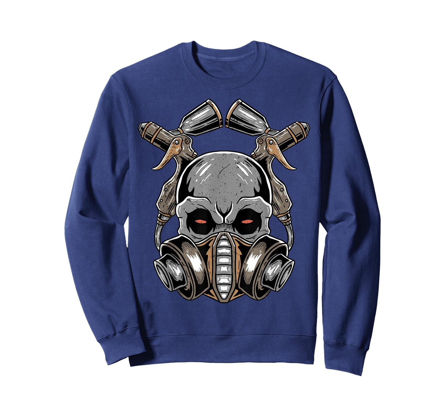 Auto Body Car Vehicle Sprayer Skull Automotive Painter T-Shirt