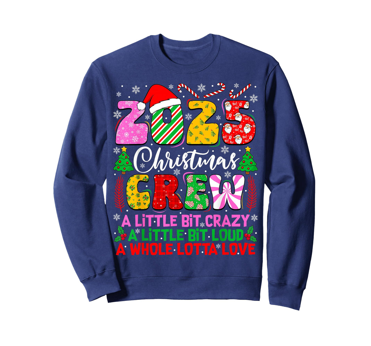 2025 Christmas Crew Family Christmas Matching Outfit Xmas T-Shirt