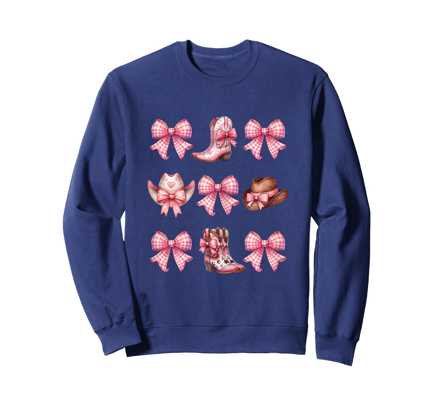Coquette Pink Bow Cowgirl Boots and Hats T-Shirt