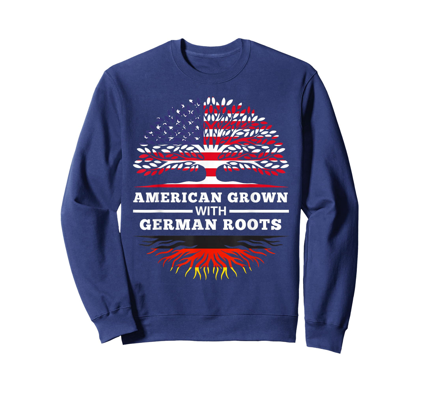 American Grown with German Roots Family Heritage Germany T-Shirt Small