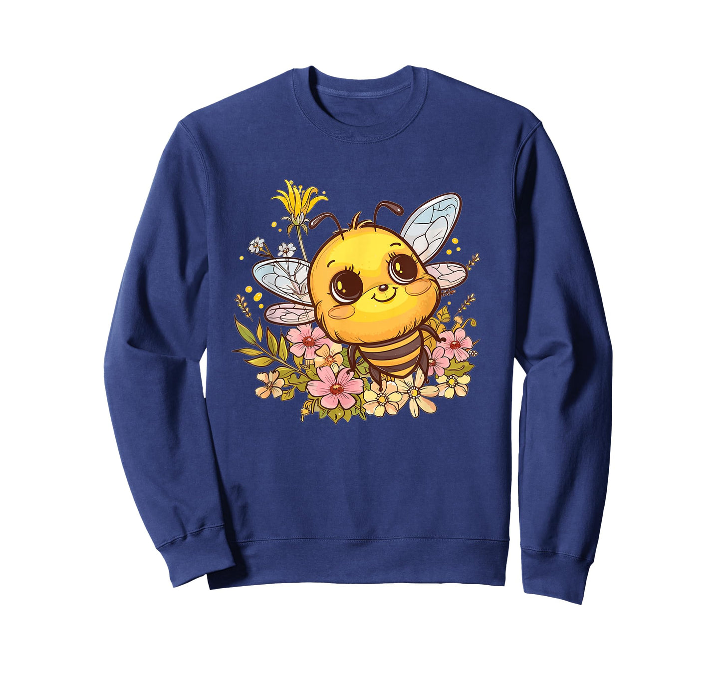 Cute Bee with Flowers I Kids Bee T-Shirt