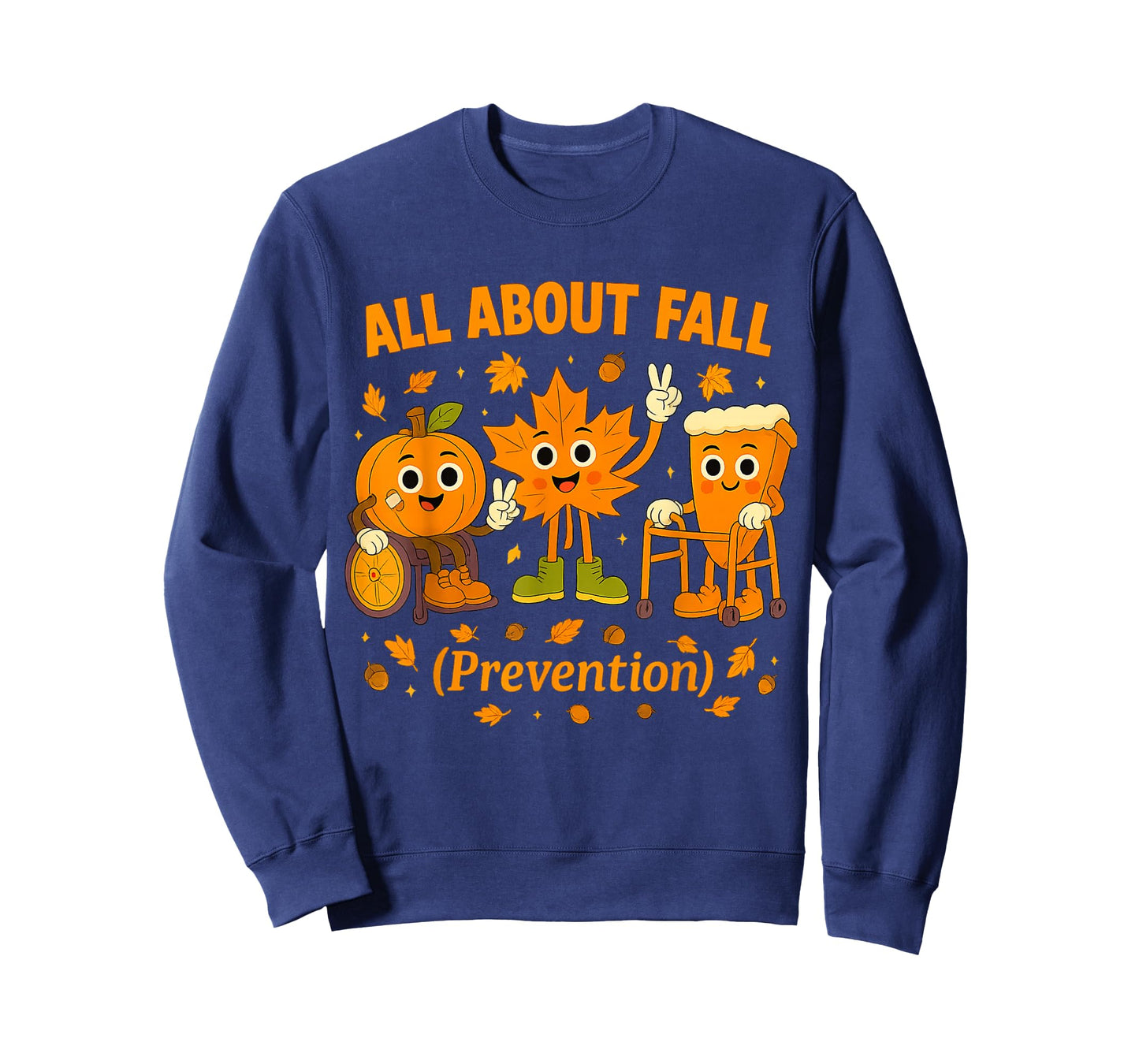 All About Fall Prevention Fun Halloween Design Nurse T-Shirt