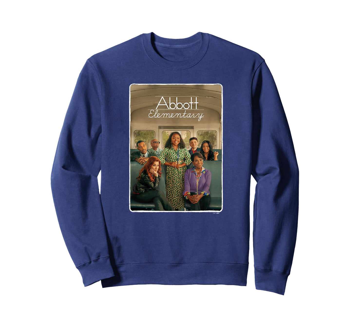 Abbott Elementary Teachers On The Bus Portrait & Logo T-Shirt