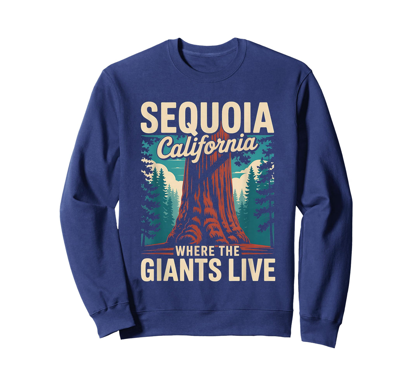 Sequoia National Park California Giant Tree Outdoors T-Shirt