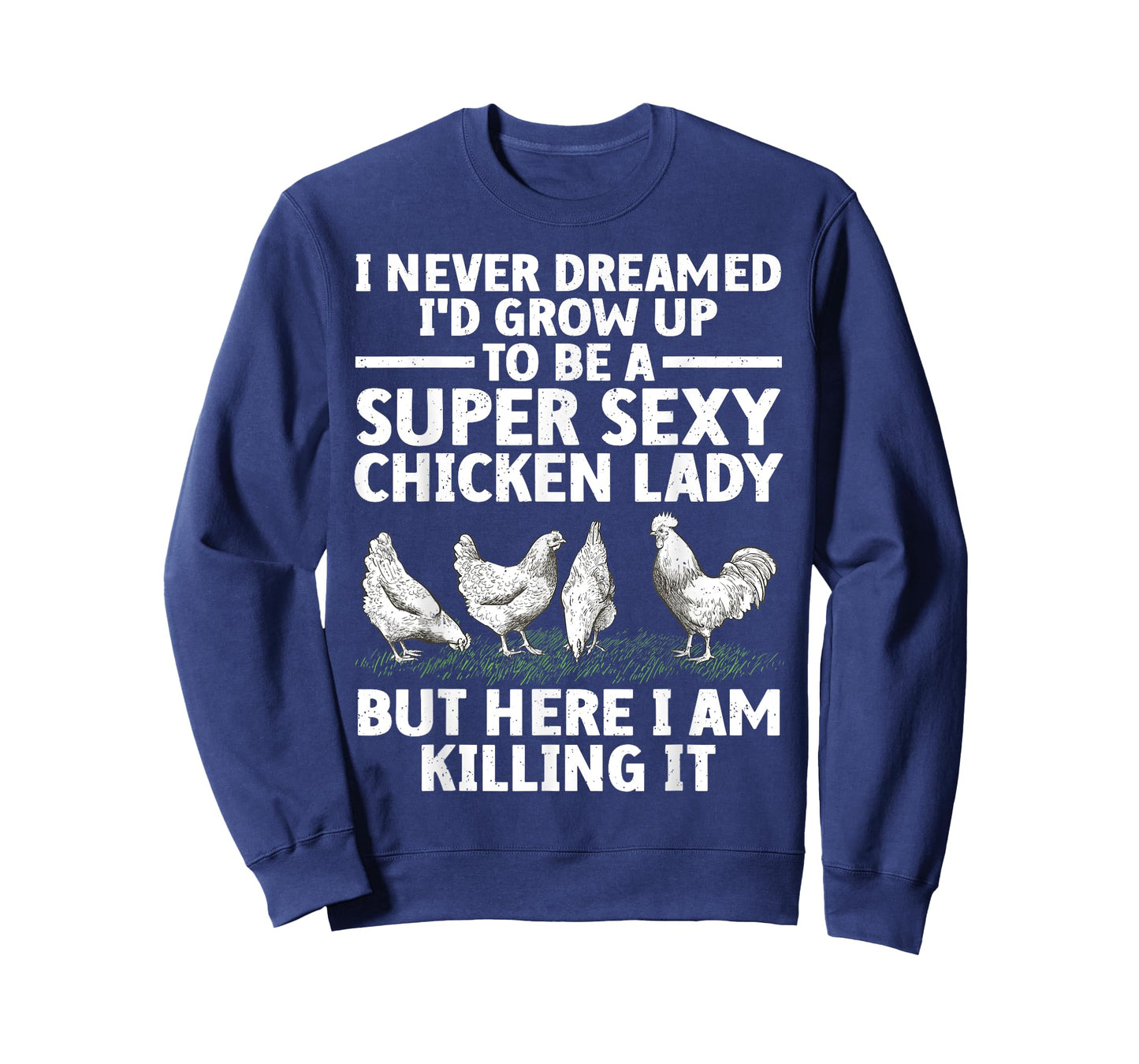 Cool Chicken Lady Art For Women Mom Hen Flock Chicken Farmer T-Shirt