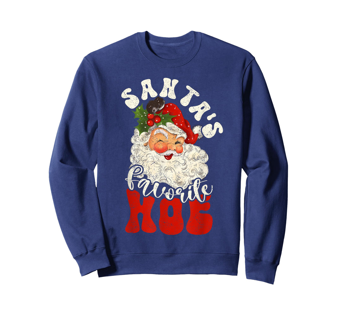 Christmas Santa's Favorite Hoe Naughty Santa Claus T-Shirt