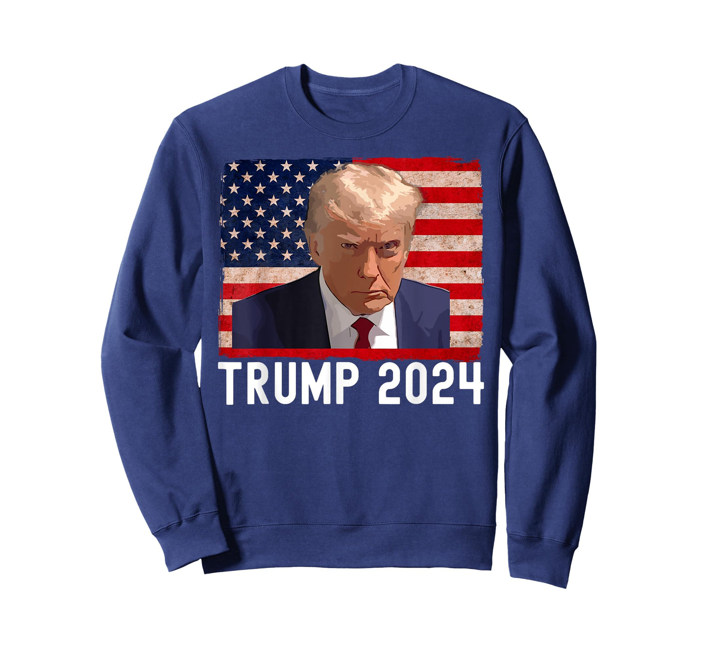 Great I Stand With Trump American Flag Men Woman Vintage T-Shirt