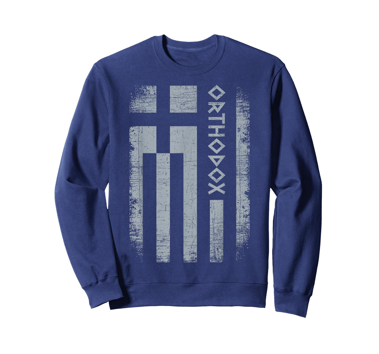 Greek Orthodox Church Retro Vintage Greece Flag Orthodox T-Shirt