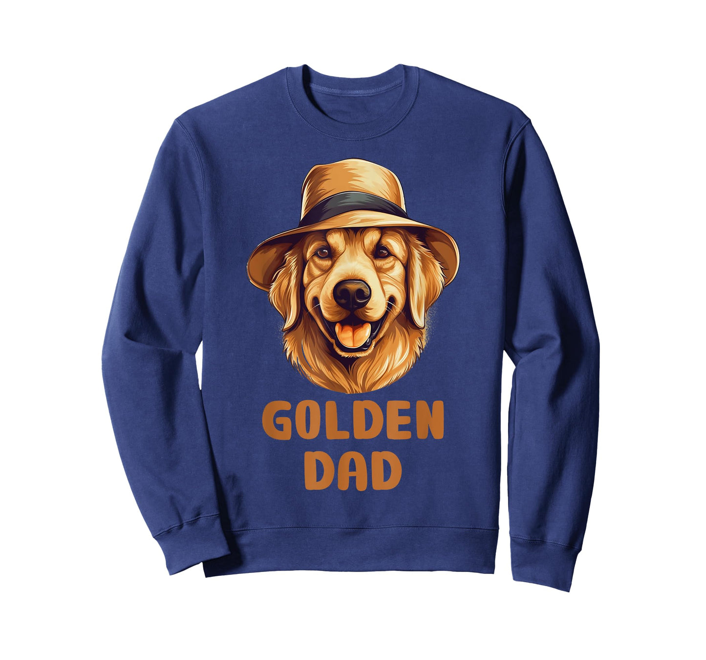 Cute Golden Retriever Dad Dog Lover Gift Funny Golden Owner Men Women Kids T-Shirt