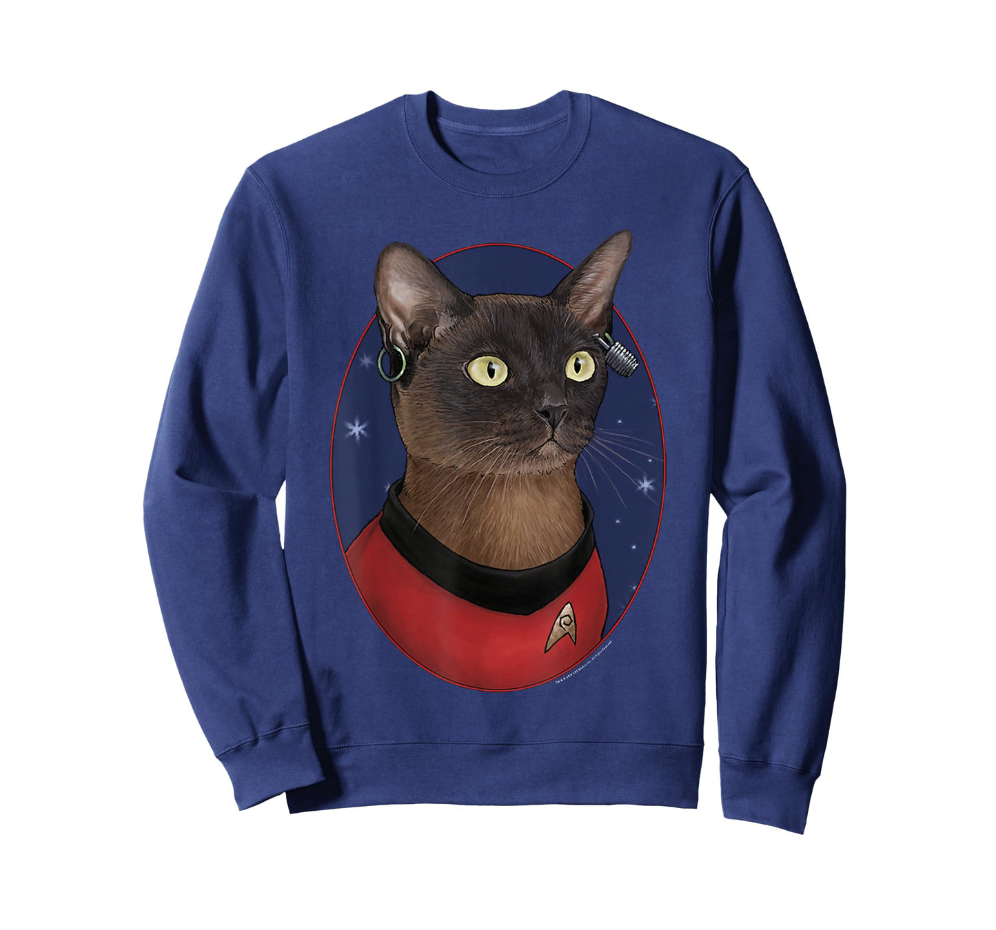 Star Trek: The Original Series Nyota Uhura Cat Portrait T-Shirt