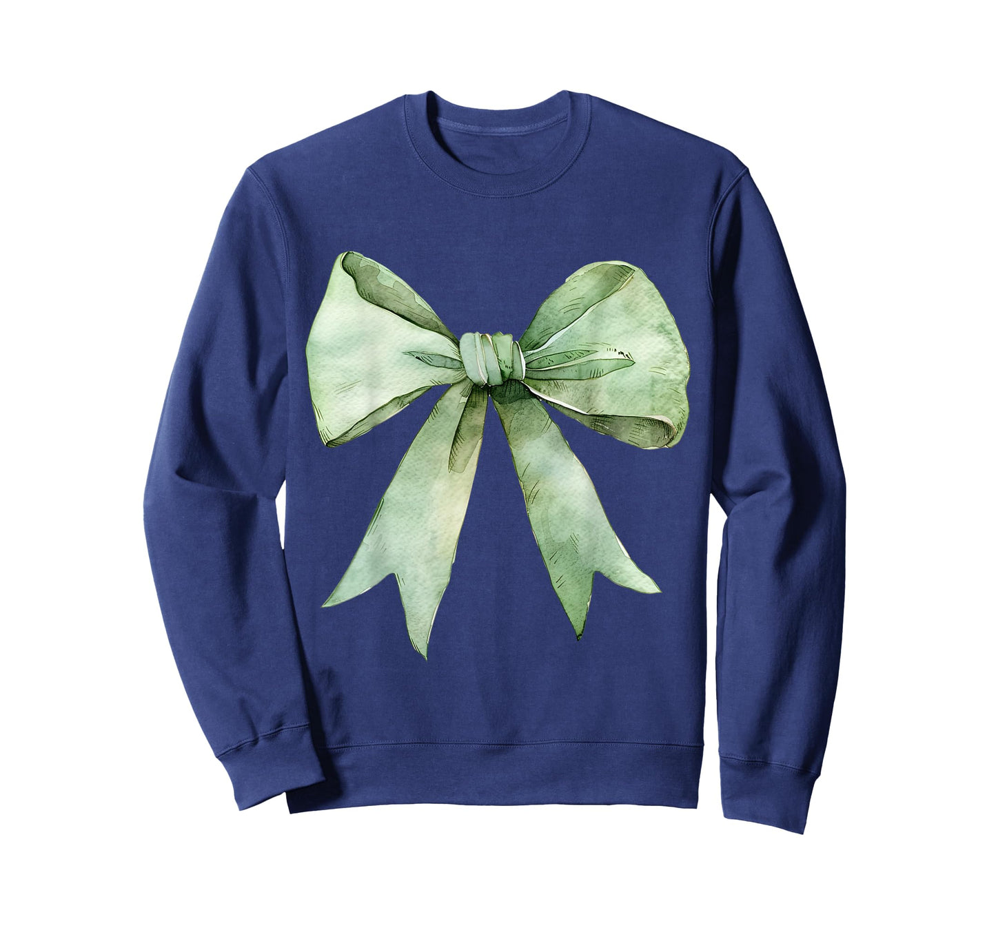 Trendy Aesthetic Green Coquette y2k Girl Green Bow Ribbon T-Shirt
